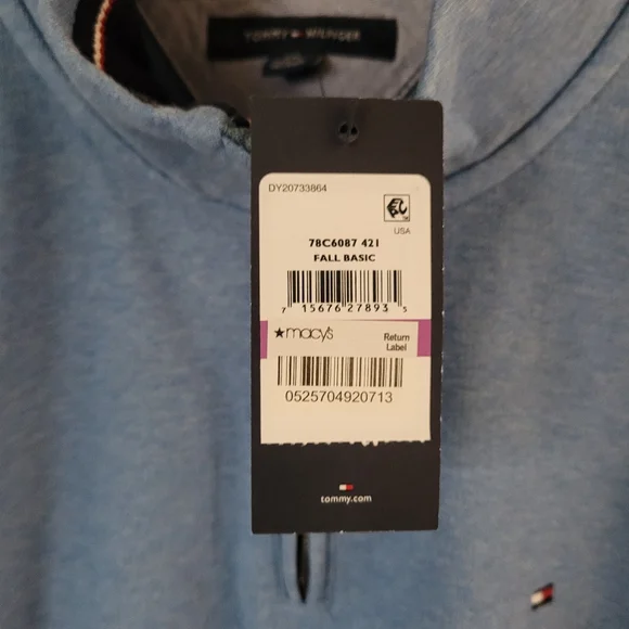 NWT Tommy Hilfiger men's sweatshirt 1/2 zip pullover - Picture 4 of 10